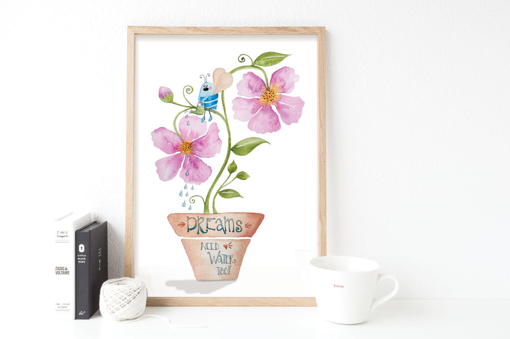 Dreams Need Water Too - Art Print