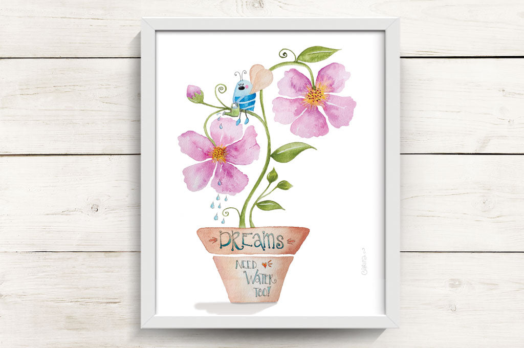 Dreams Need Water Too - Art Print