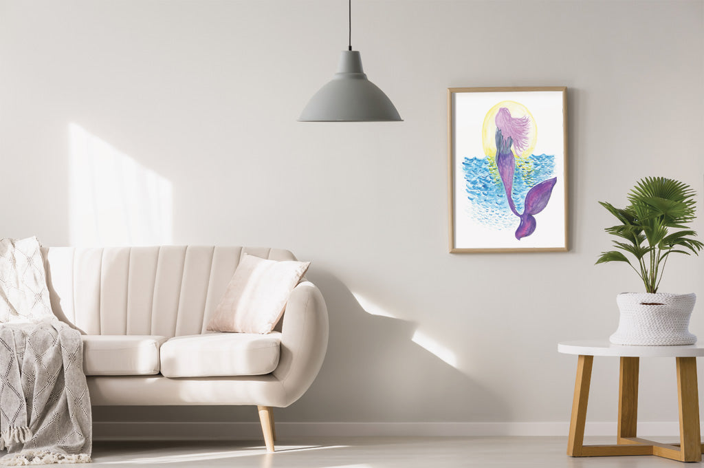 Dream Big. Make Waves. - Mermaid Art Print