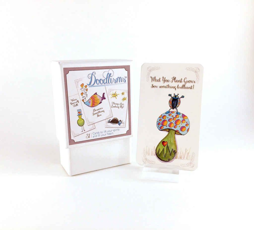 Doodlisms 31-card deck of daily encouragement