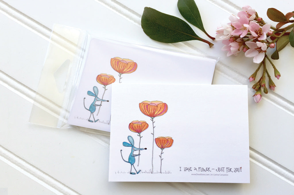 I Have A Flower Just For You, Sticky Note Pad