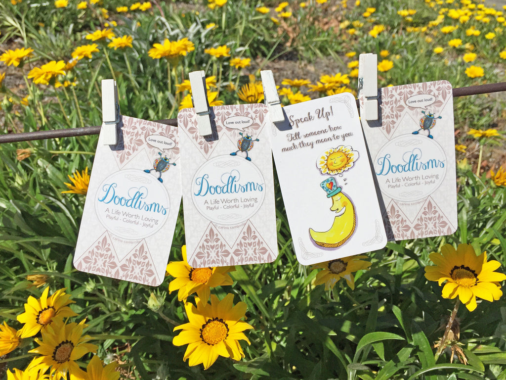 Doodlisms™ 31-Card Deck | A Daily Pick Me Up!